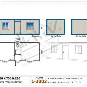 Lüks Konteyner L-3002 - Görsel 3