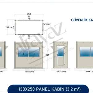 Panel Kabin 130x250 - Görsel 4