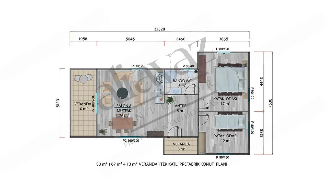 Prefabrik-Ev-80-m2-Plani